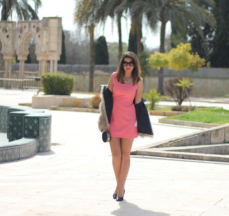 diseño vestido rosa