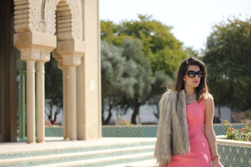 diseño vestido rosa