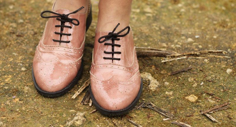 Pink oxford