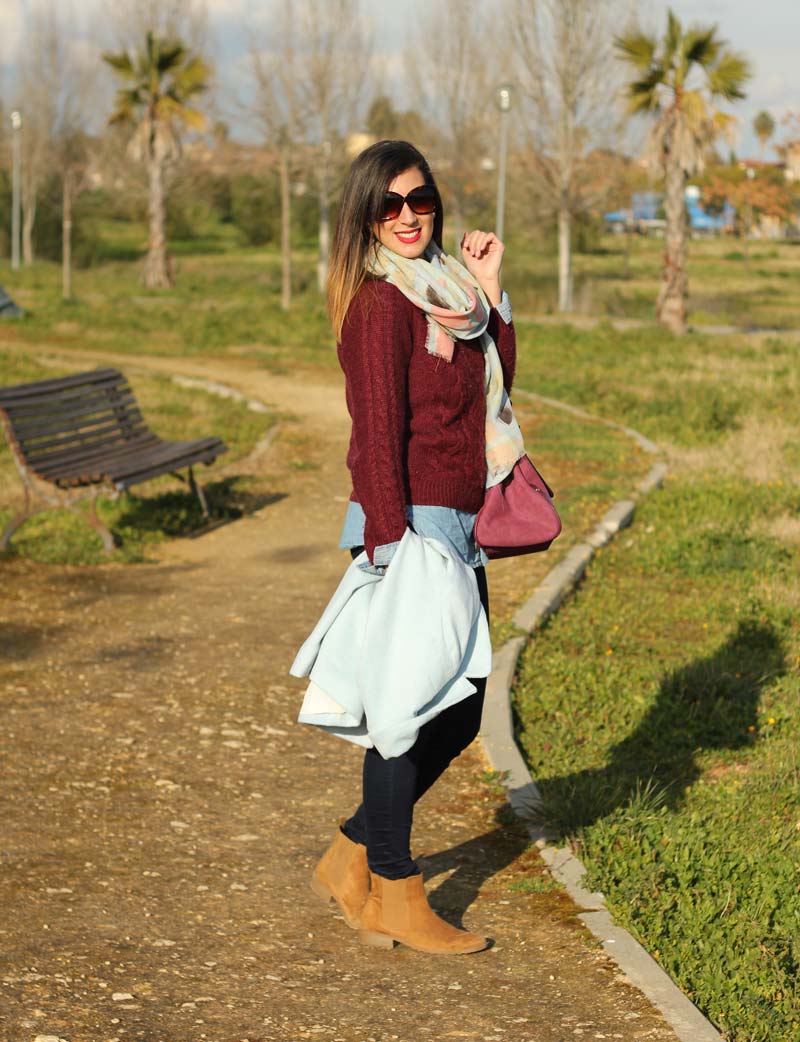 Abrigo celeste cielo de Primark