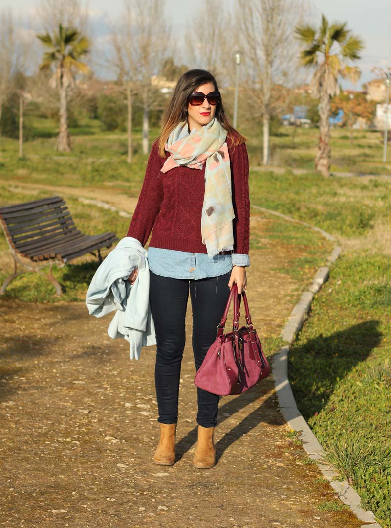 Abrigo celeste cielo de Primark