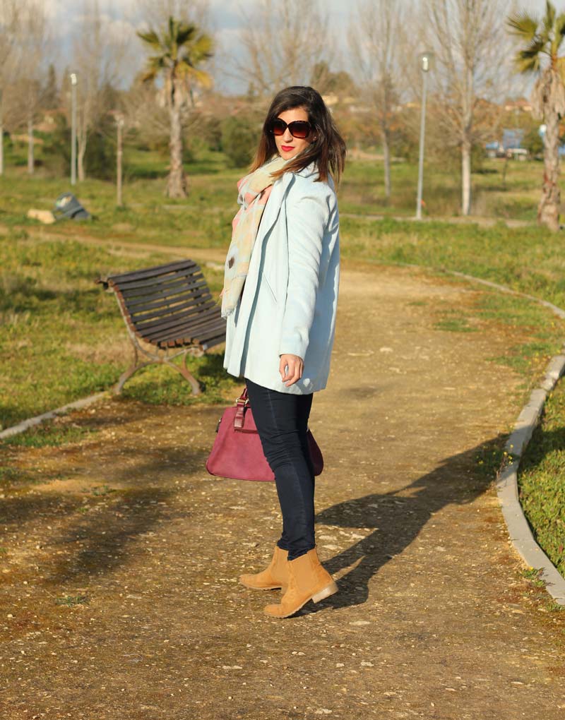 Abrigo celeste cielo de Primark