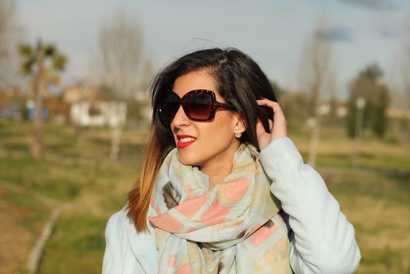 Abrigo celeste cielo de Primark