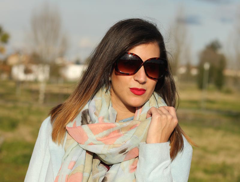 Abrigo celeste cielo de Primark