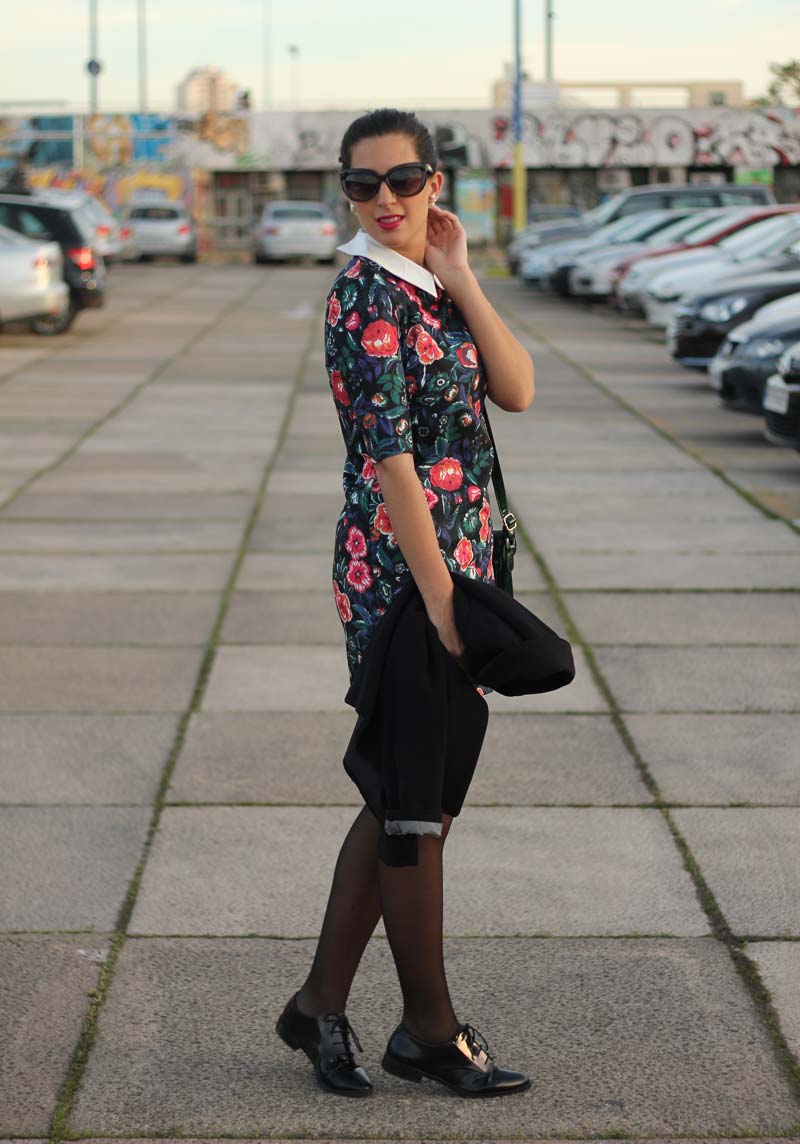 Vestido estampado de flores