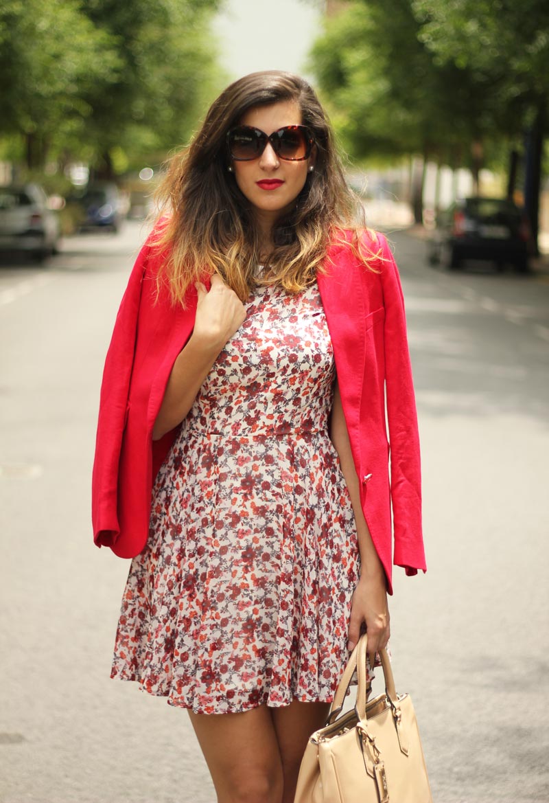 Vestido estampado con flores