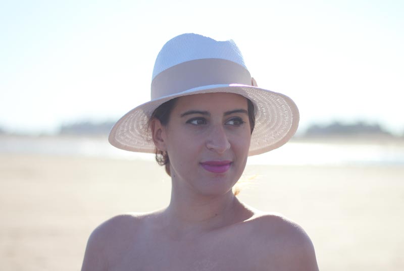 Bikini bandeau de lunares