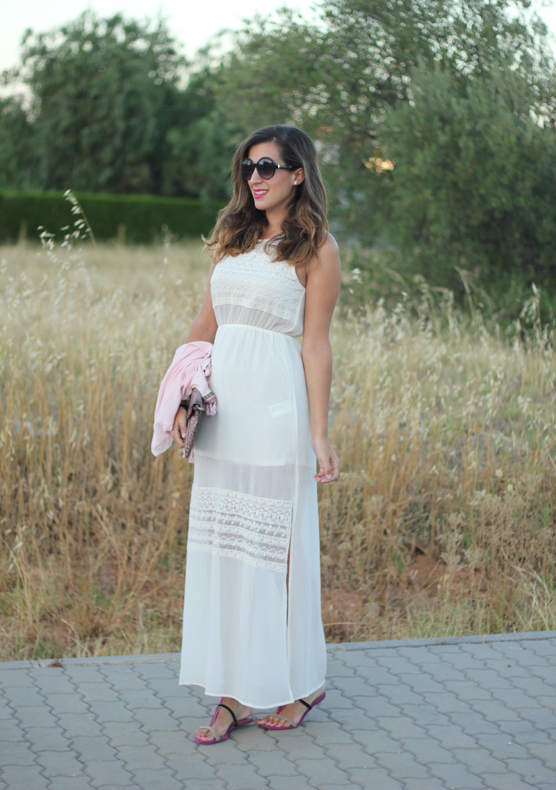 Maxi white dress