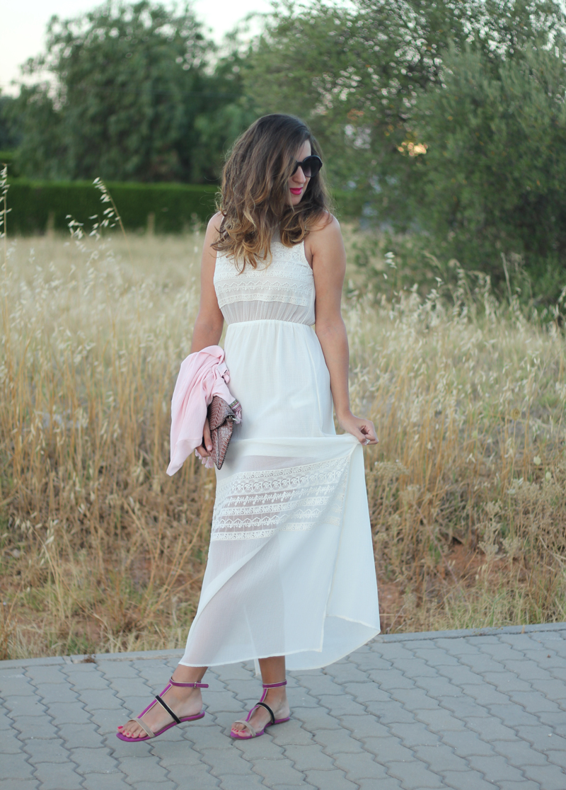 Maxi white dress