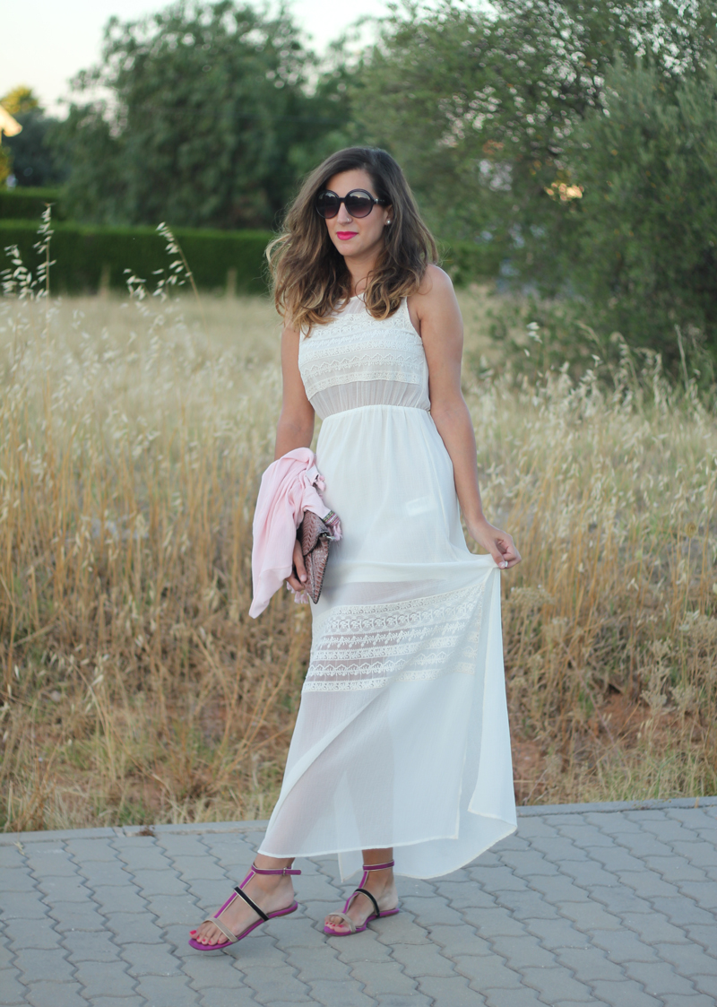 Maxi white dress
