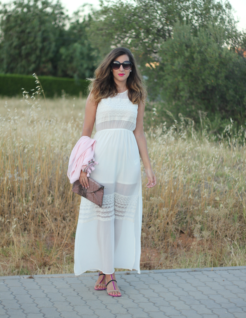 Maxi white dress