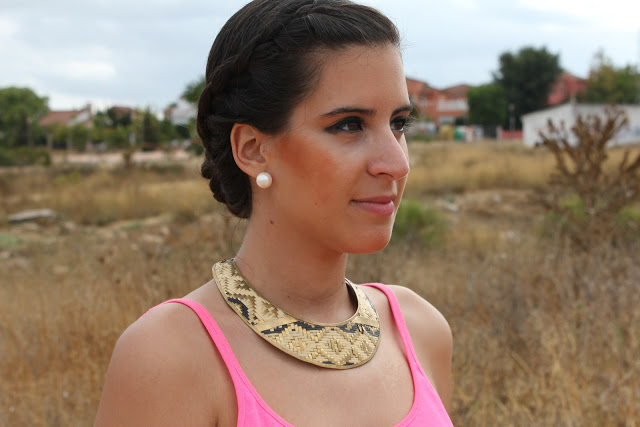 Falda de gasa plisada