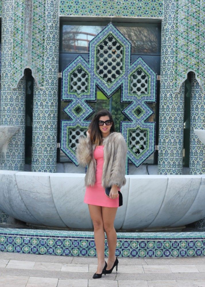 diseño vestido rosa