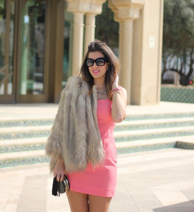 diseño vestido rosa