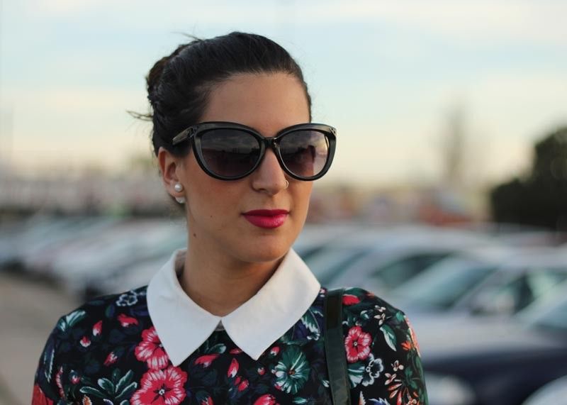 Vestido estampado de flores