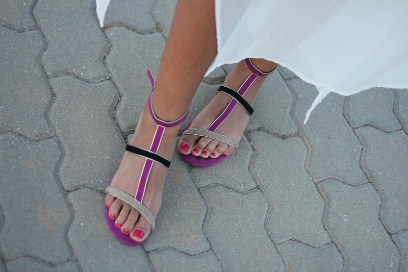 Pink sandals