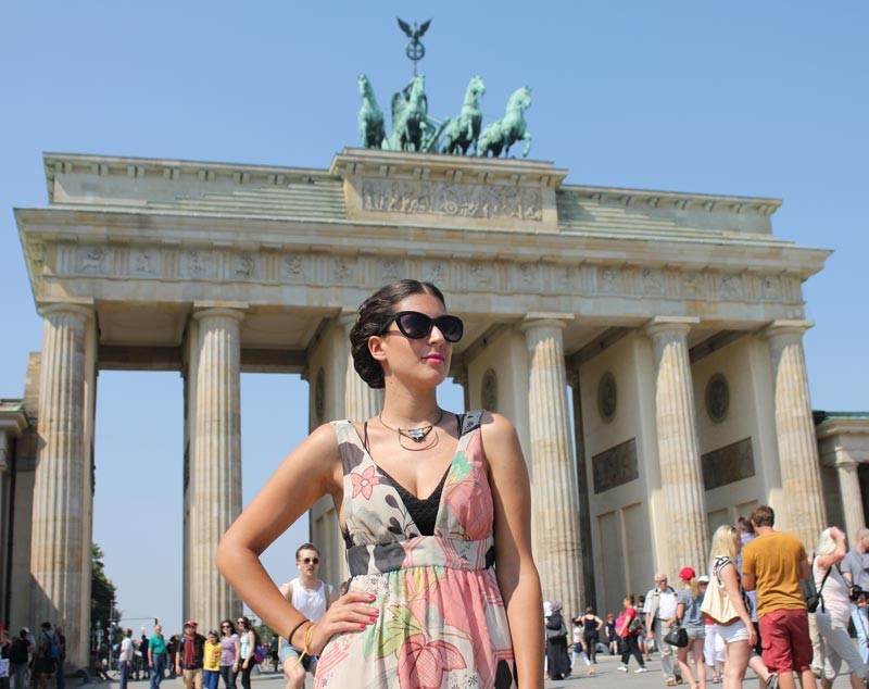 Vestido vaporoso largo