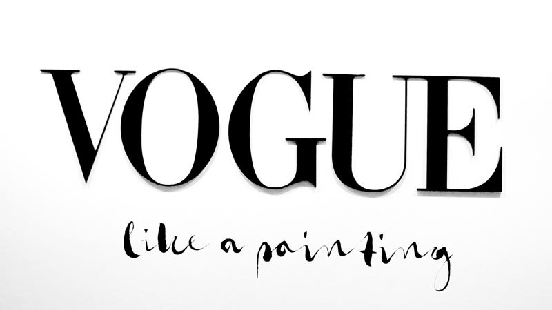 Exposición Vogue like a painting