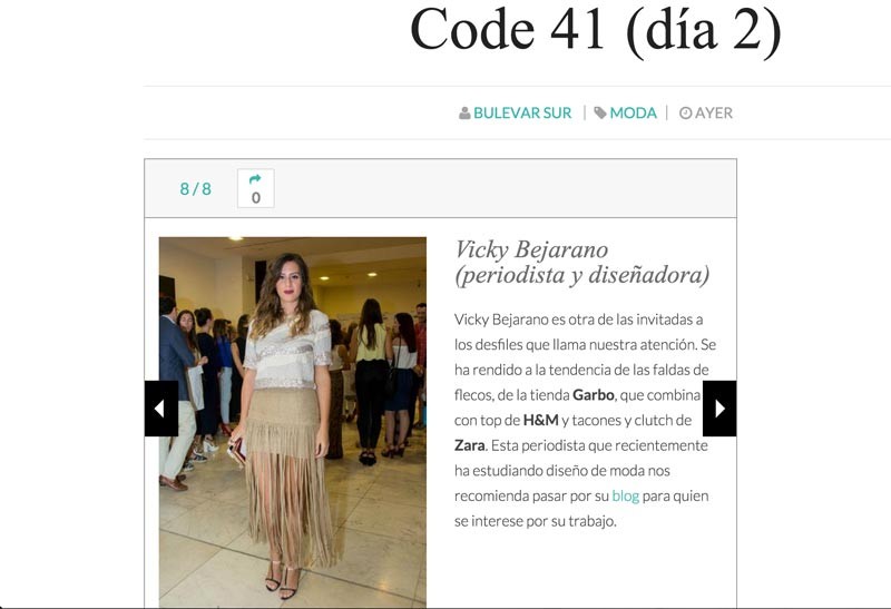 Bulevar sur- Victoria Bejarano