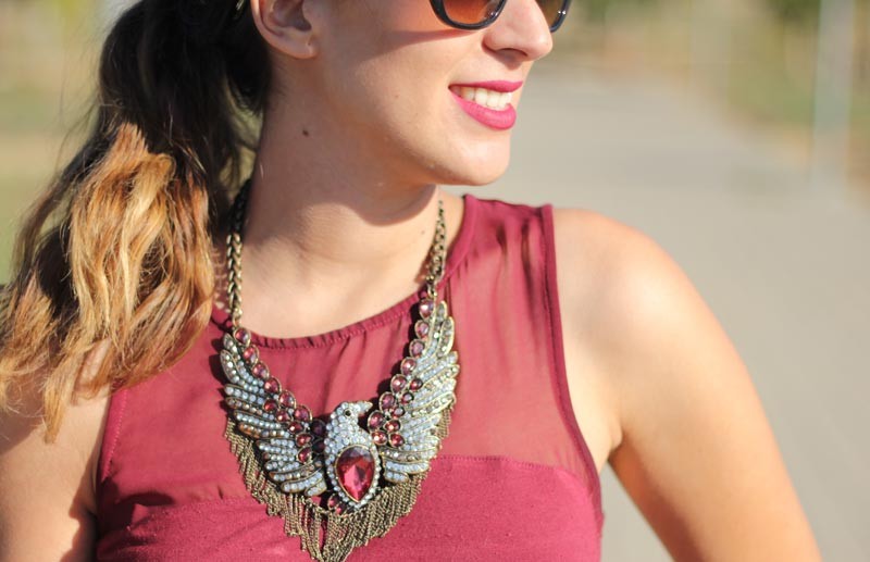 Burgundy + boyfriend