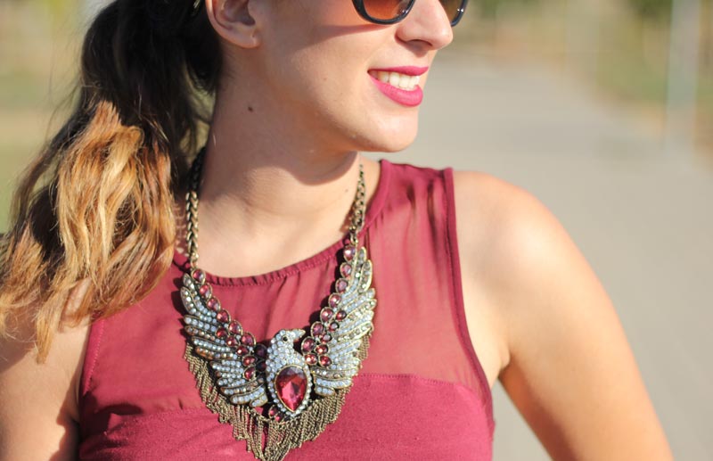 Burgundy + boyfriend