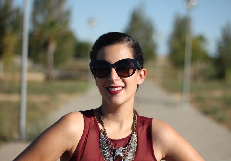 Burgundy + boyfriend