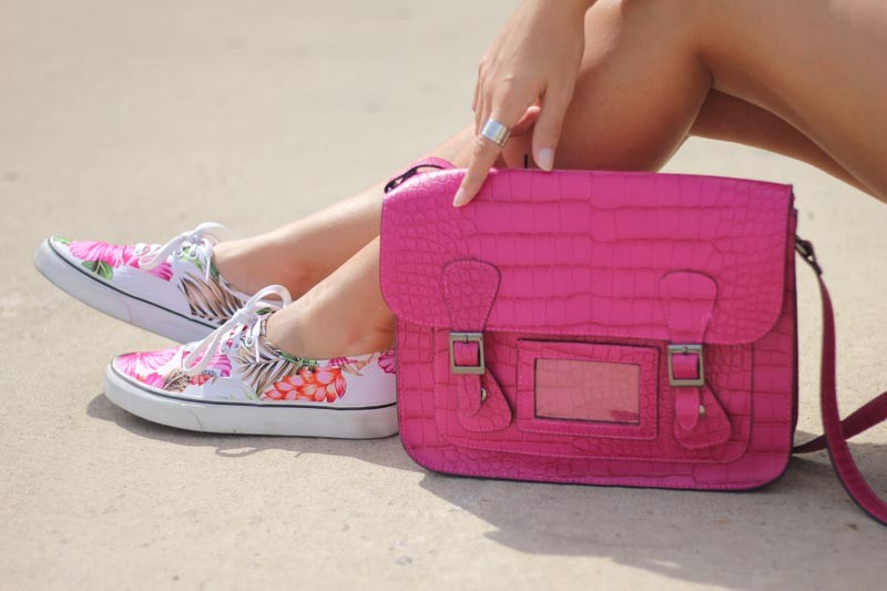 Black and pink clothes